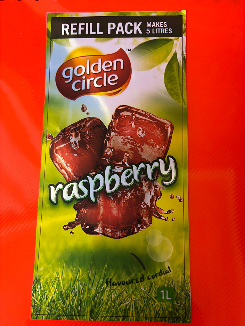 Premium branded beverage label